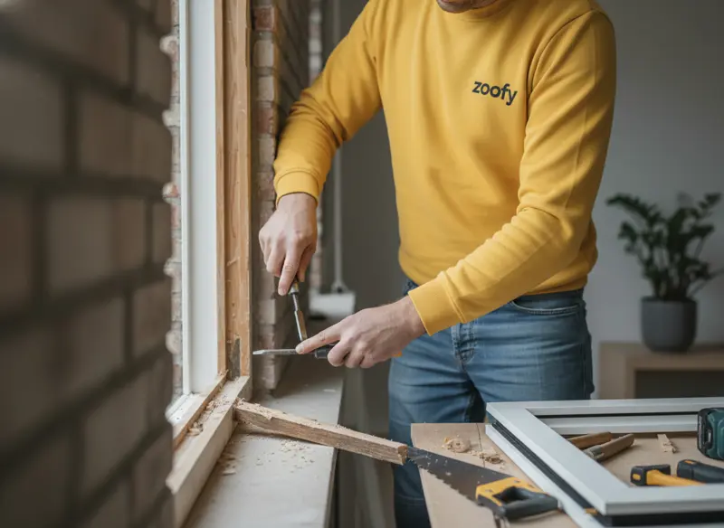 Have window frames replaced