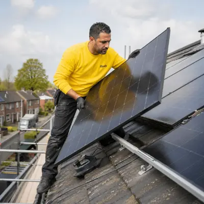 Zonnepanelen tijdelijk verwijderen