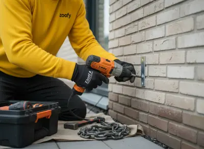 Muuranker bevestigen