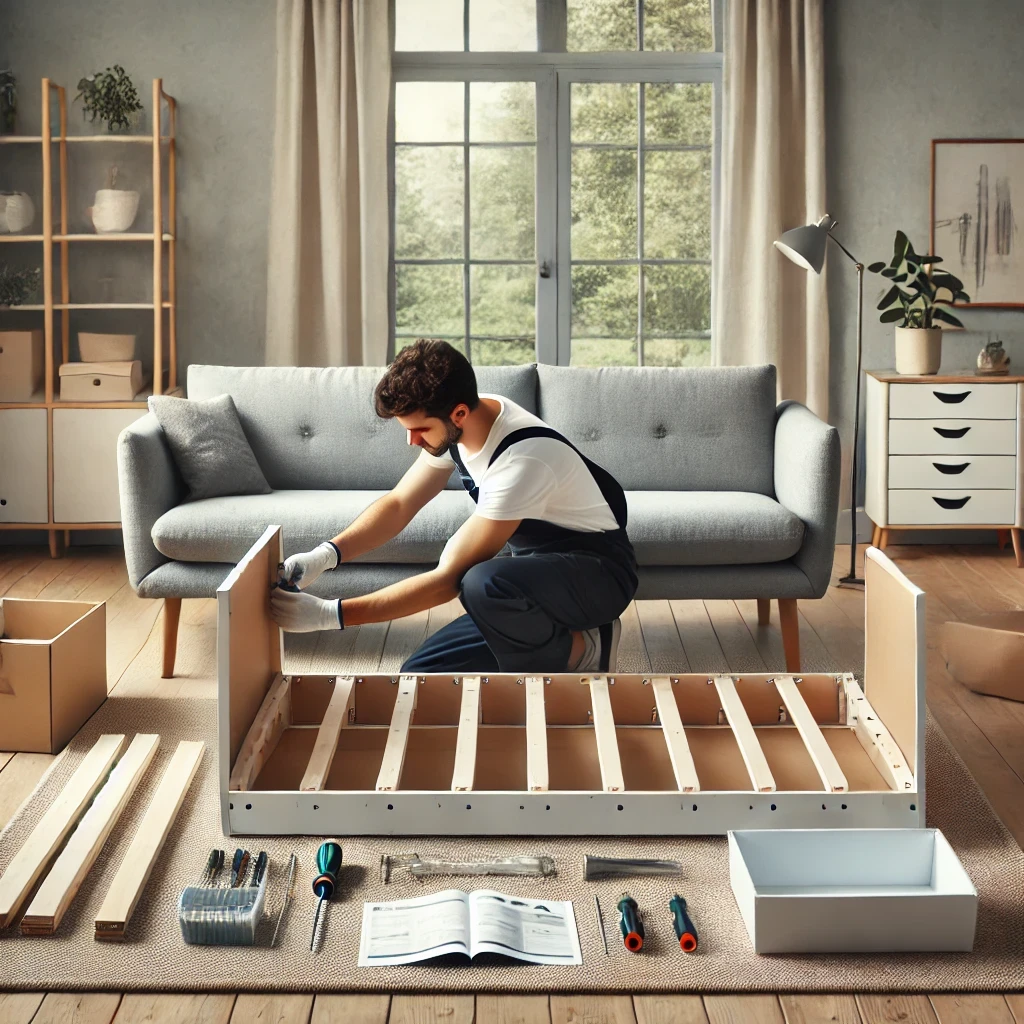 IKEA bank laten monteren