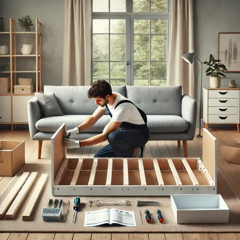 Have an IKEA sofa assembled