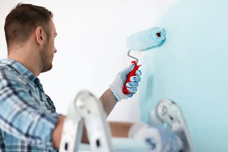 Paint surfaces on walls