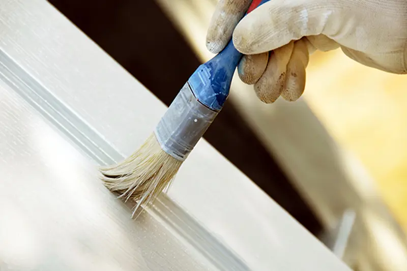 Paint a windowsill