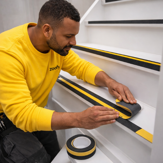 Apply anti-slip to stairs