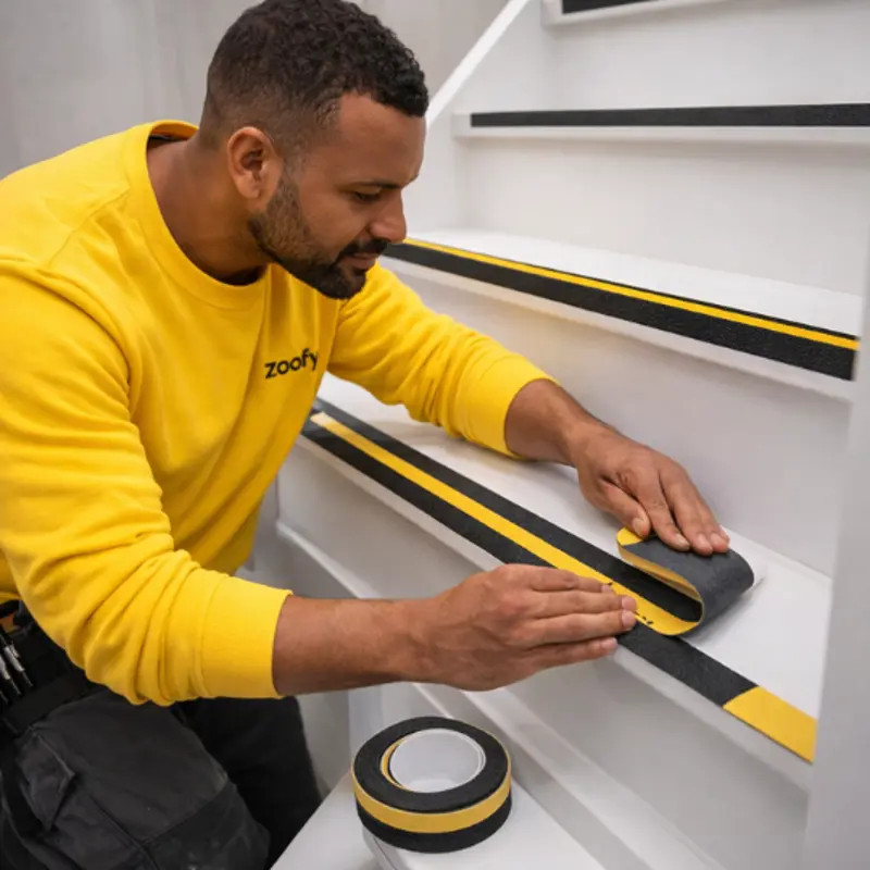 Apply anti-slip to stairs