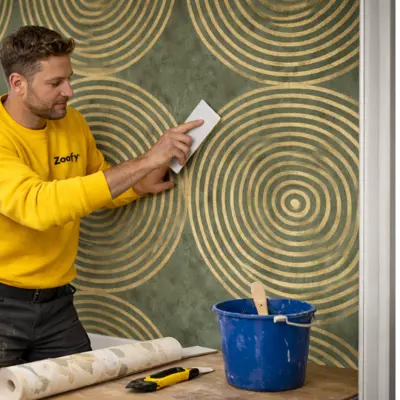 Have the room wallpapered