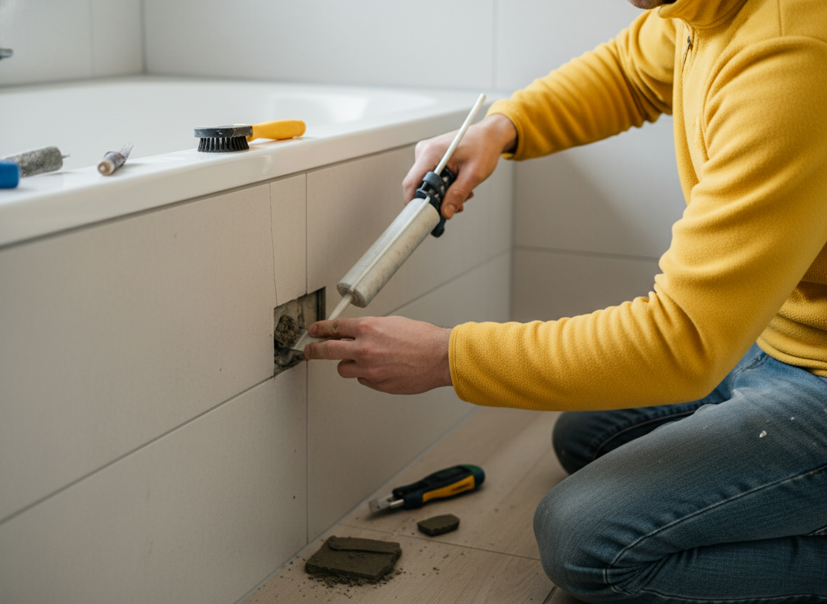 Leakage in bathroom