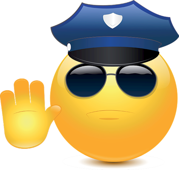 police smiley