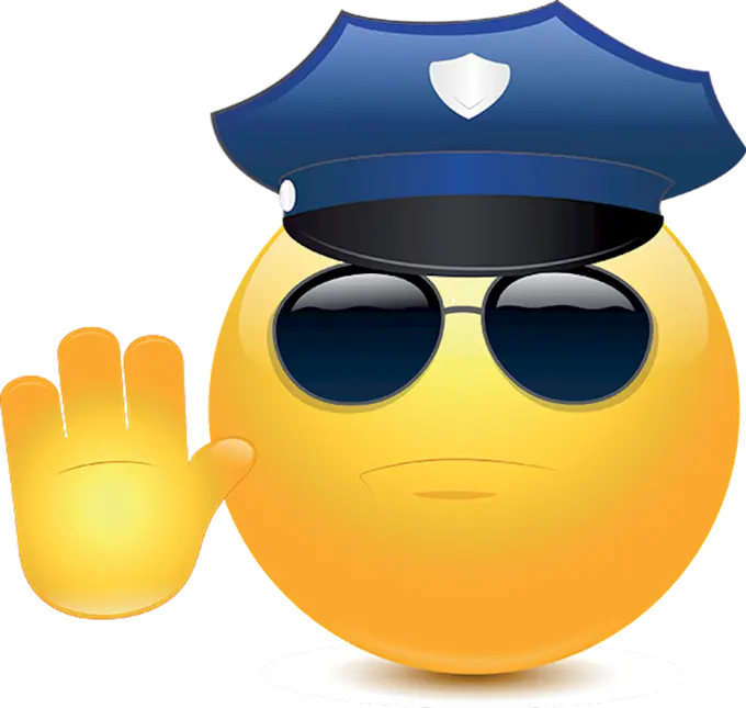 police smiley