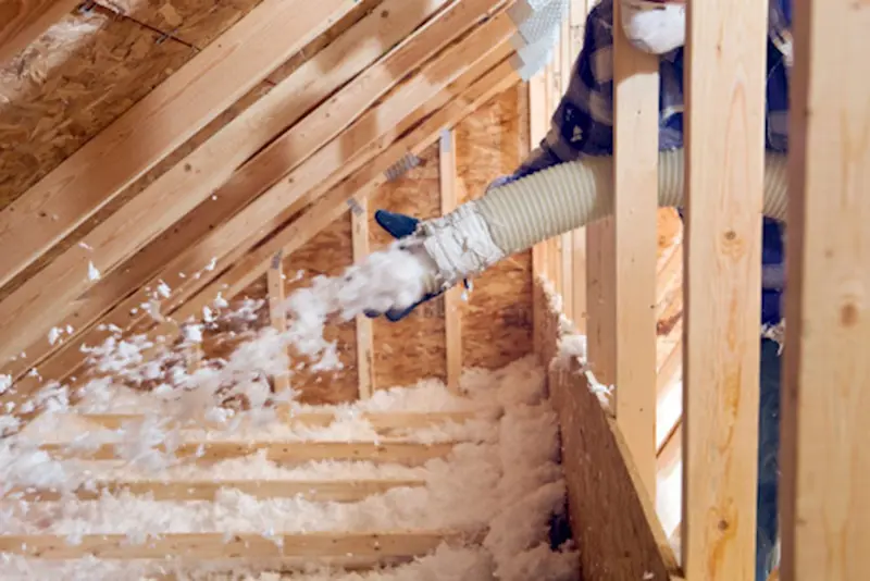 Insulate a crawl space with PUR foam