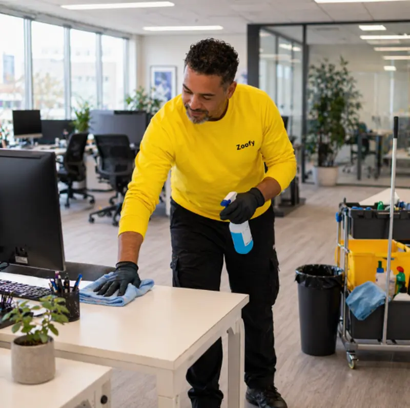Office cleaner for half a day 