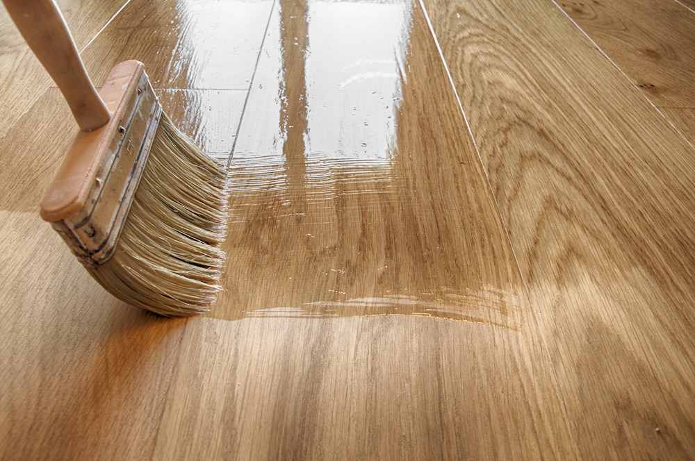 Refinish hardwood floor