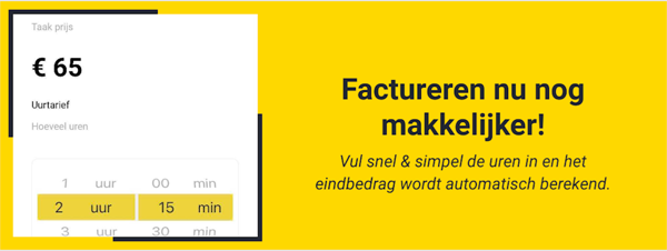 Makkelijker factureren via App