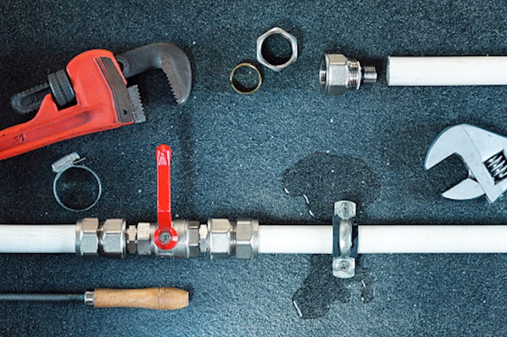 waterleiding aanleggen tools