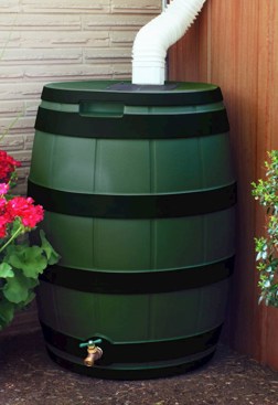 Water besparen met regenton