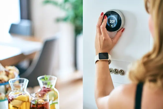 thermostaat instellen op juiste temperatuur