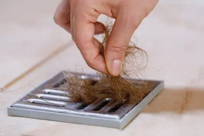 haren in doucheputje