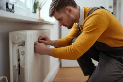 Lekkende radiator laten repareren