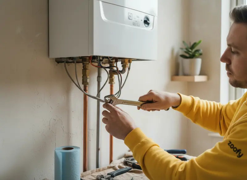 Have the boiler installed