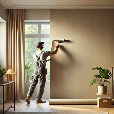 Have renovation wallpaper applied