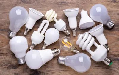 verschillende soorten lampen