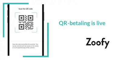 Qr betaling 2 live op Zoofy
