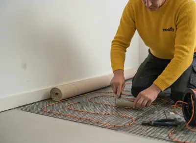 Have electric underfloor heating installed