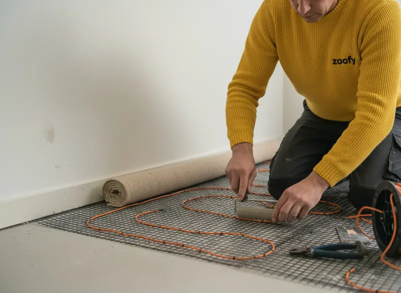Elektrische vloerverwarming laten plaatsen