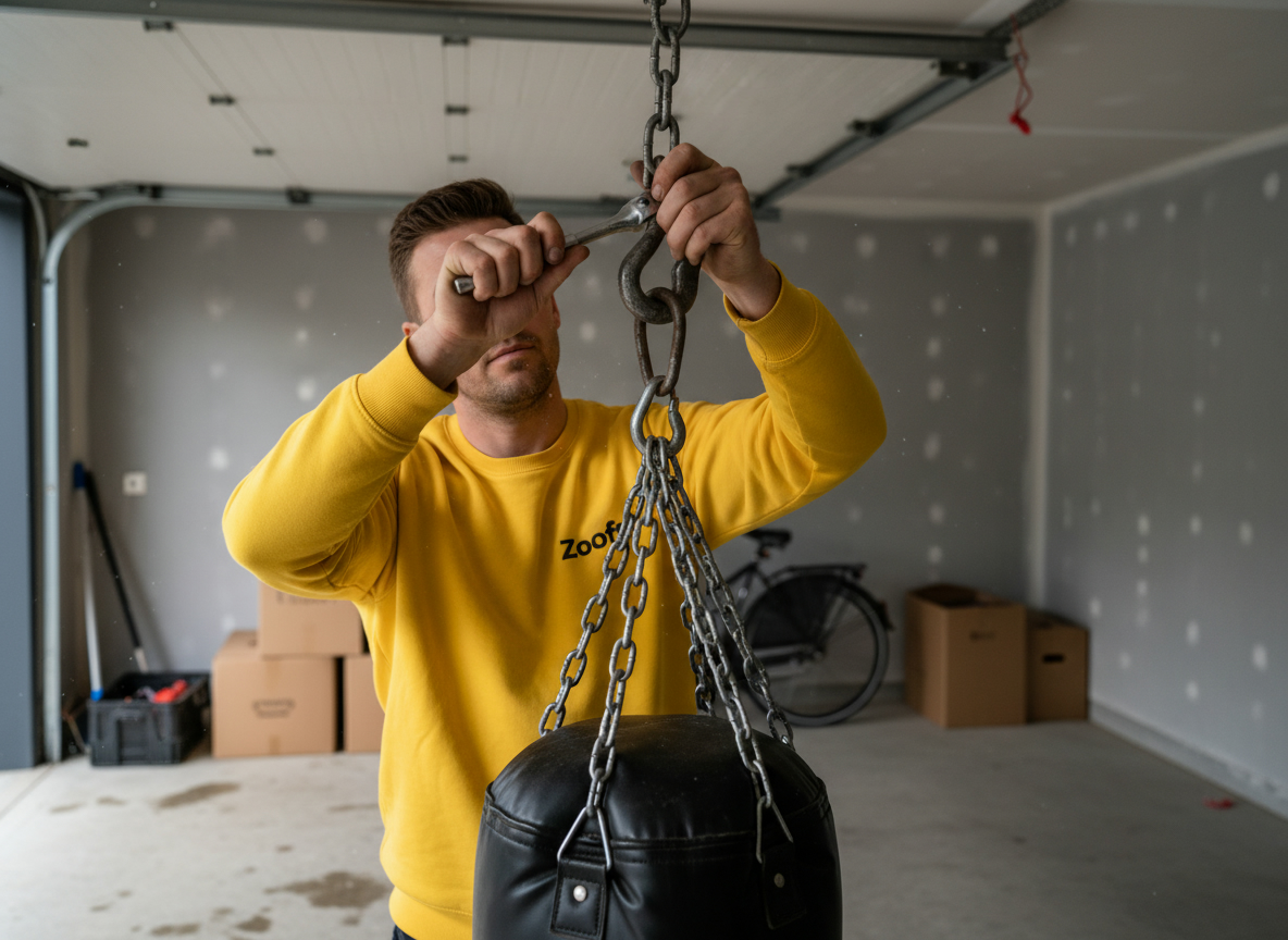 Hang up the punching bag