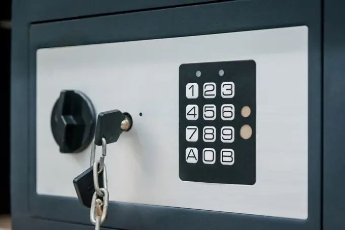 Safely store your valuables with a wall safe.