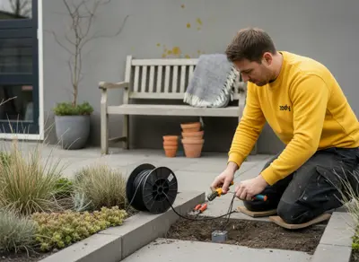 Tuinverlichting laten aanleggen