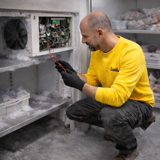 Vriescel storing laten oplossen