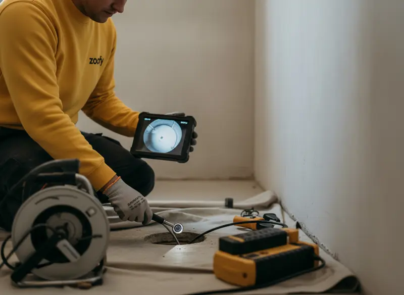 Riool laten inspecteren met camera