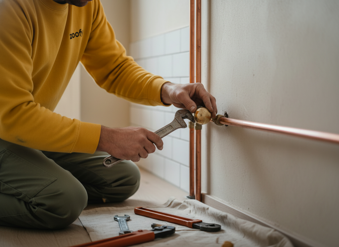 Have a water hammer damper installed
