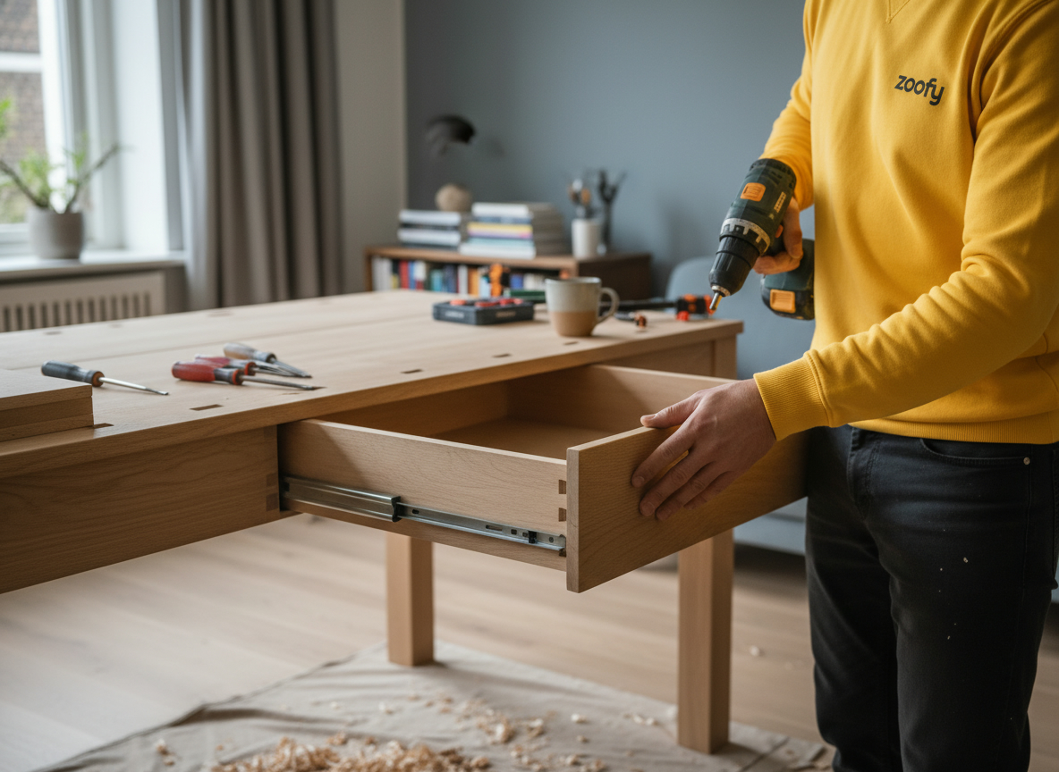 Have an IKEA bureau assembled