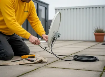 Satelliet-tv laten aansluiten