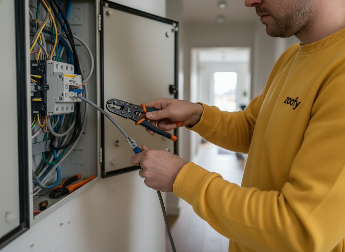 Kabel laten aansluiten op meterkast
