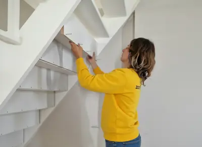 Open trap laten dichtmaken