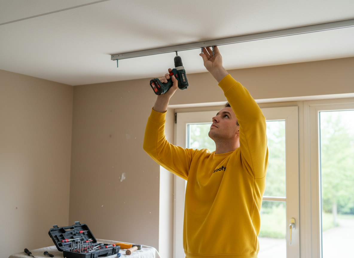 Gordijnrail laten monteren