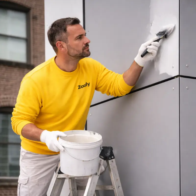 Painting trespa