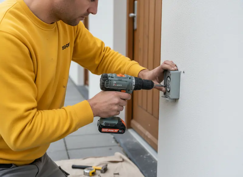 Have a key box installed
