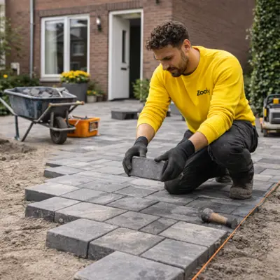 Bestrating laten aanleggen