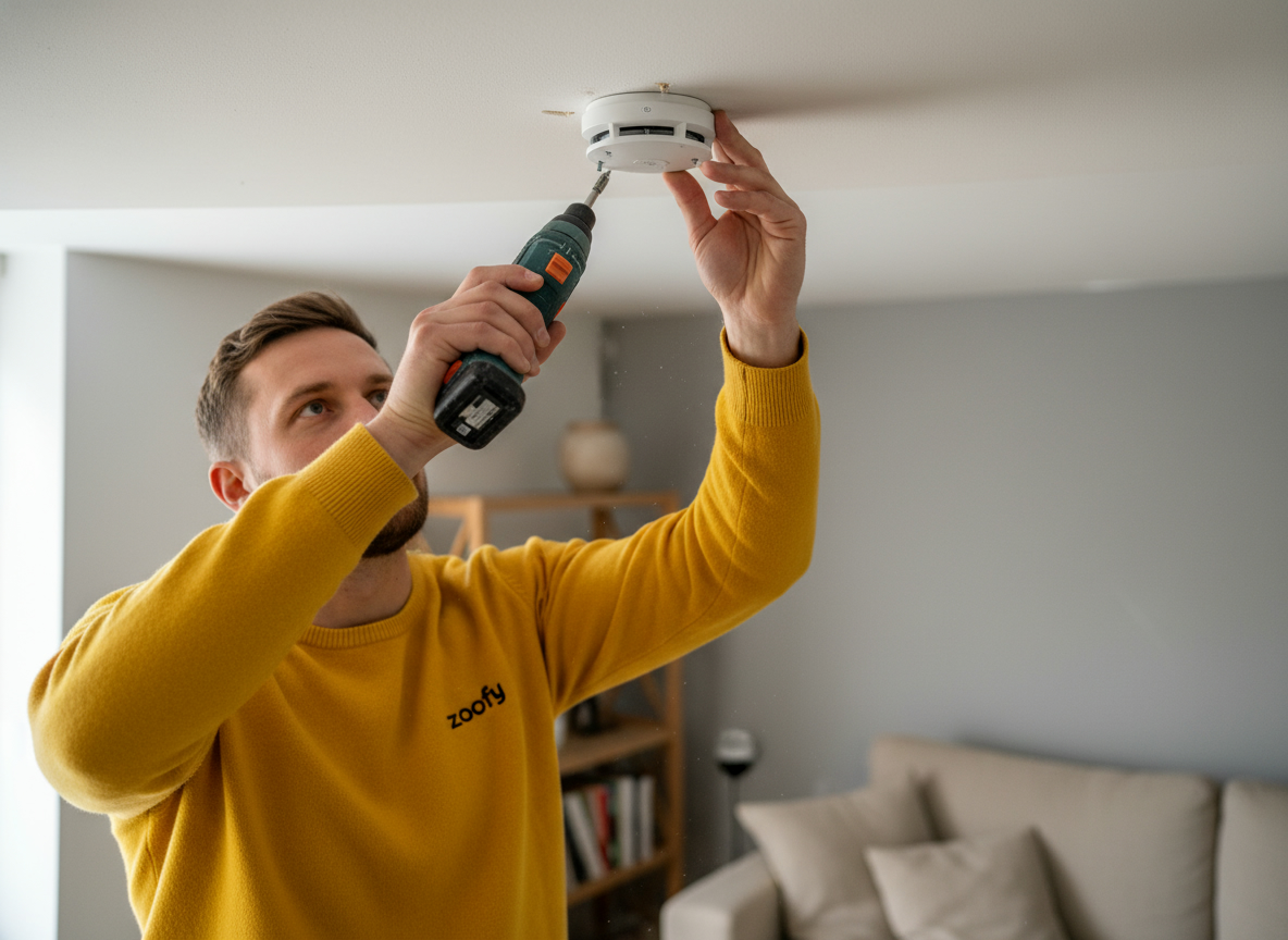 Rookmelder (onbedraad) laten plaatsen