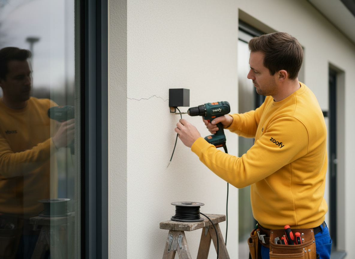 Buitenverlichting laten aanleggen