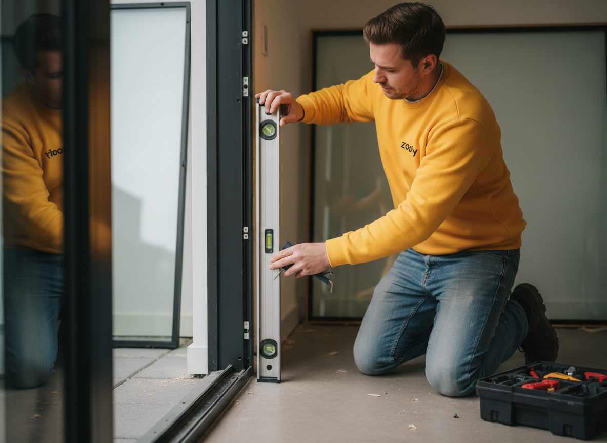 Have sliding doors installed