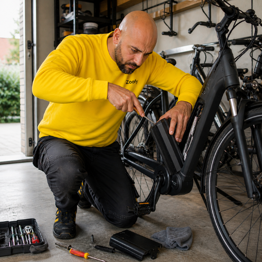 Replace electric bike battery
