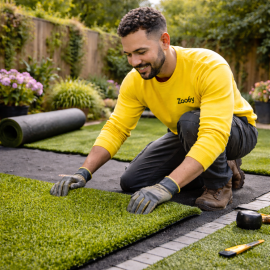 Kunstgras laten aanleggen