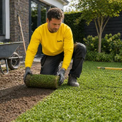 Install clover lawn