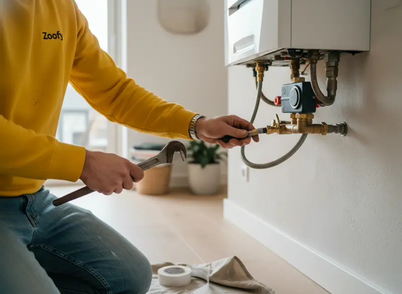Have the central heating quick-fill unit installed