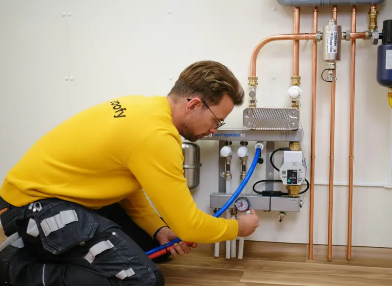 Have the underfloor heating flushed